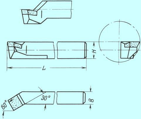 Резец Расточной 20х20х200 Т15К6 для сквозных отверстий Резец Расточной 20х20х200 Т15К6 для сквозных отверстий