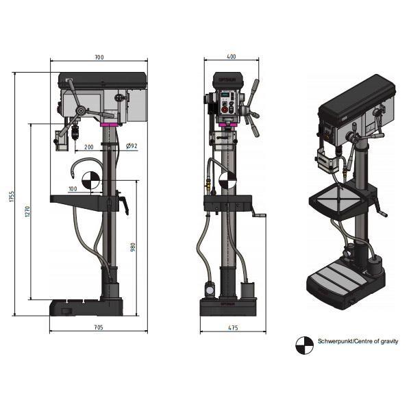 Сверлильный станок OPTIdrill B 28HV