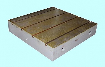 Плита чугунная 1200х1000мм монтажная шаброванная кл. точн.2 с продольными Т-образ. пазами